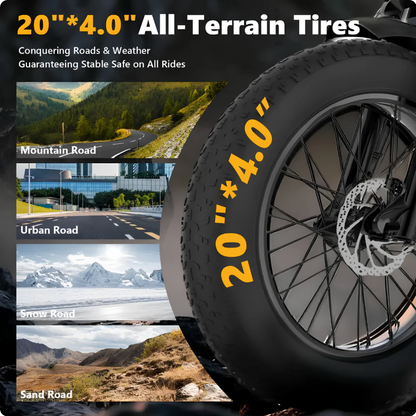 Lavelle All-Terrain 1500W Peak Motor Electric Bike
