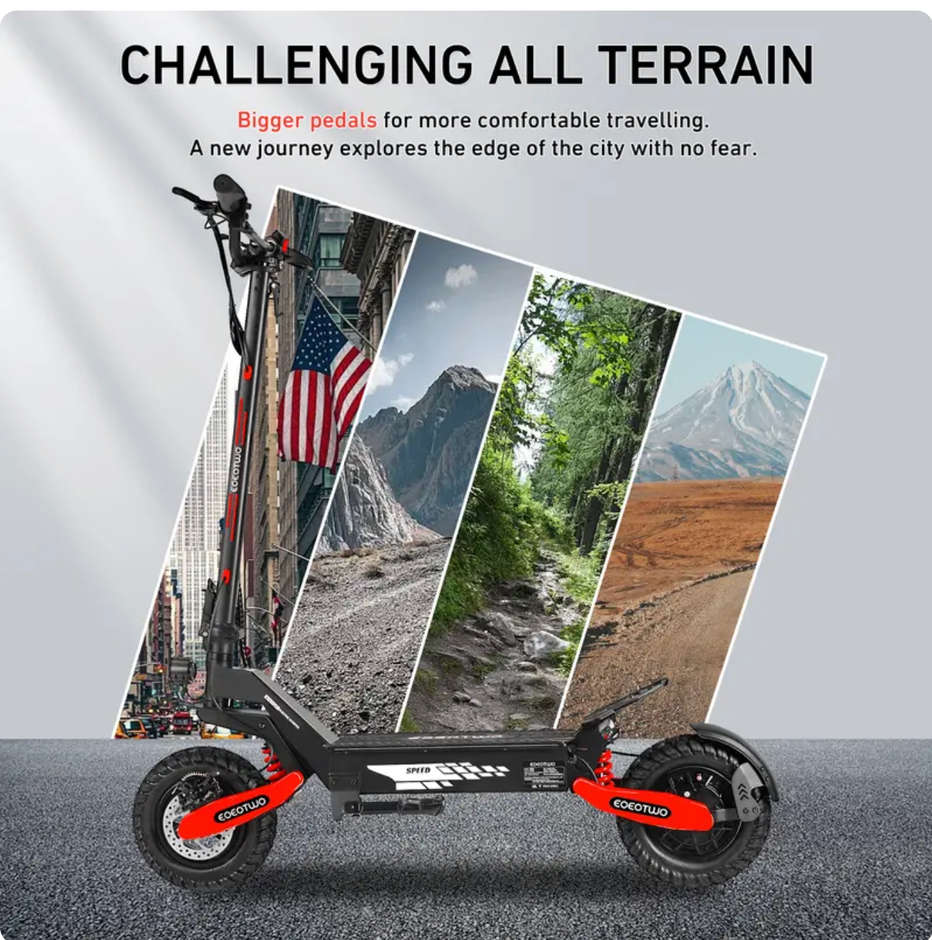 Lavelle All Terrain Electric Scooter 1200W