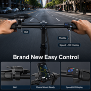 Lavelle 500W Electric Scooter with Seat – 48V Battery, 22 MPH