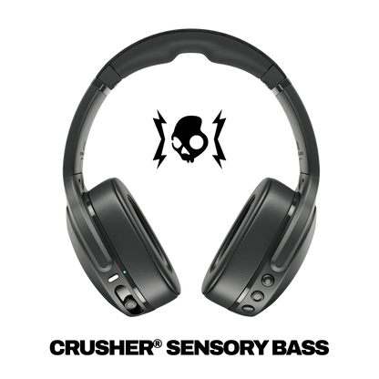 Skullcandy Crusher Evo True Black headphones - front view