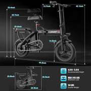 Lavelle Pikabike Z6 1200W Foldable E-Bike