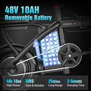 Lavelle Pikabike Z6 1200W Foldable E-Bike