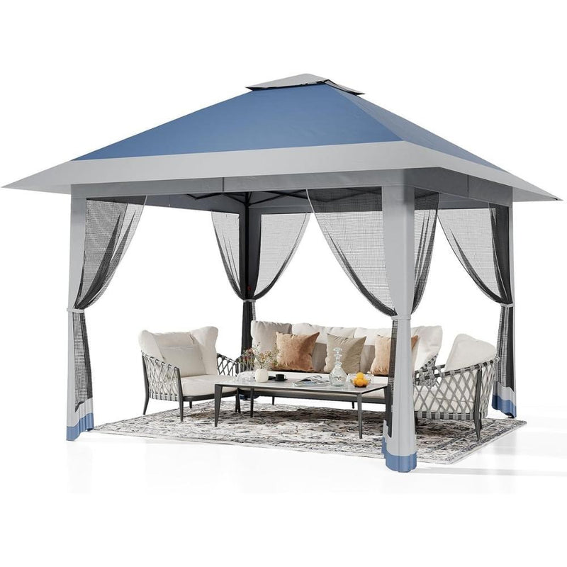 Lavelle 13×13 Pop-Up Gazebo with Mesh Netting