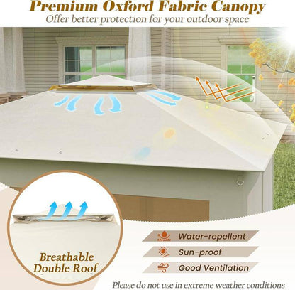 COSTWAY Outdoor Garden Gazebo
