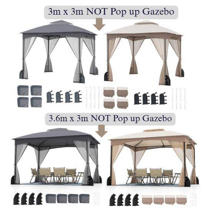 COSTWAY Outdoor Garden Gazebo
